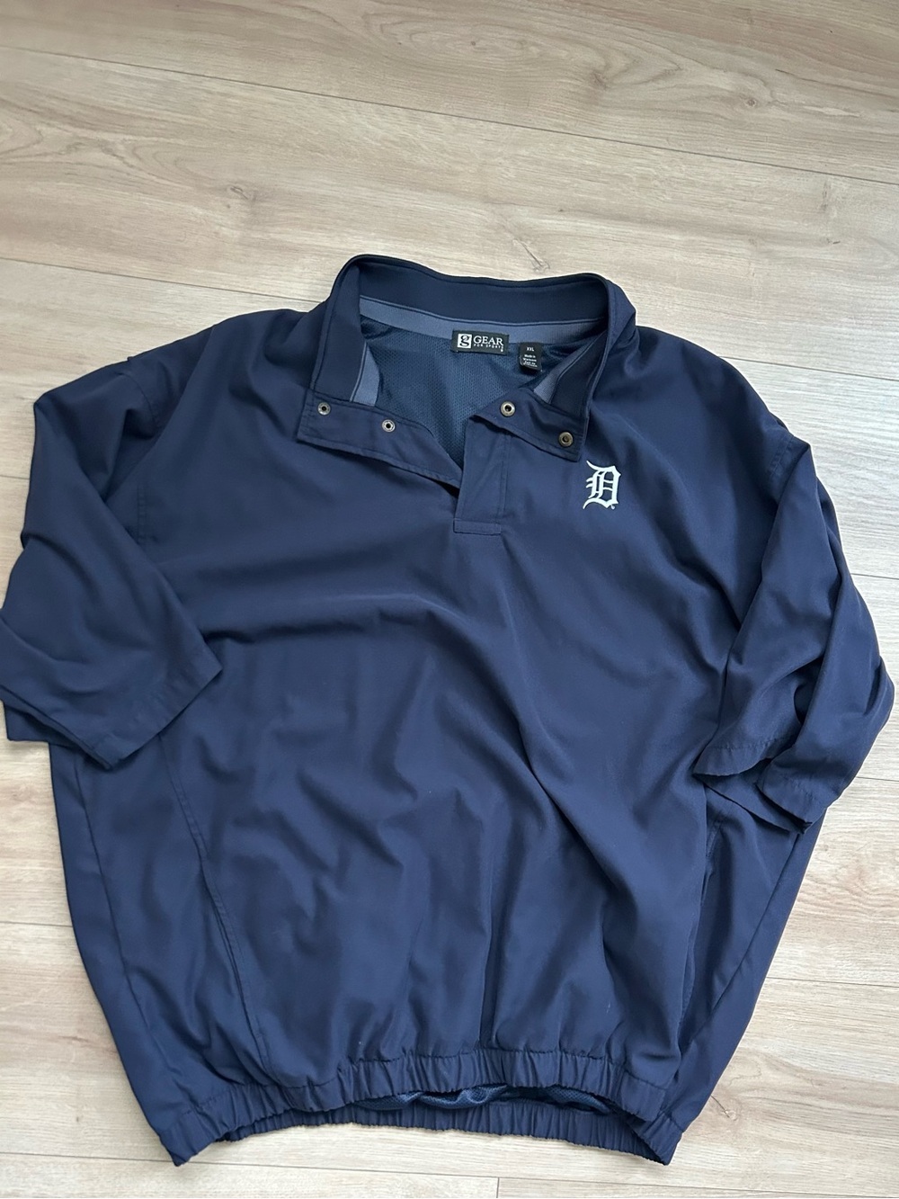 Gear For Sports Navy Pullover Polo with White 'D' Logo